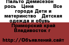 Пальто Демисезон 104 рось › Цена ­ 1 300 - Все города Дети и материнство » Детская одежда и обувь   . Приморский край,Владивосток г.